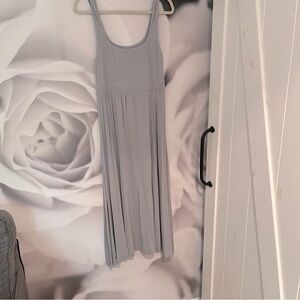 Wilfred x Aritzia Gray Sundress with slit size large